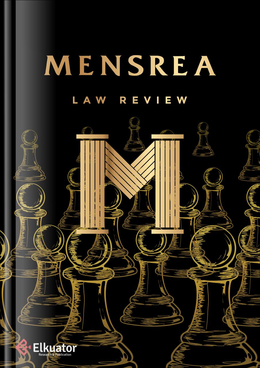 Vol. 1 No. 1 (2026): Mensrea Law Review