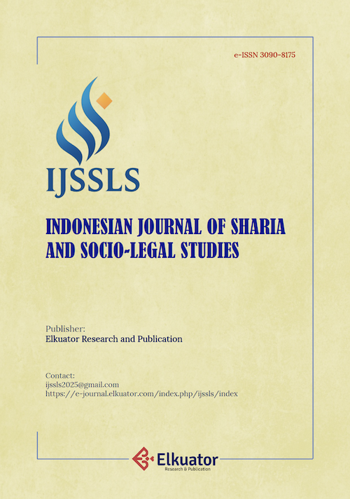 View Vol. 1 No. 1 (2025): Indonesian Journal of Sharia and Socio-Legal Studies