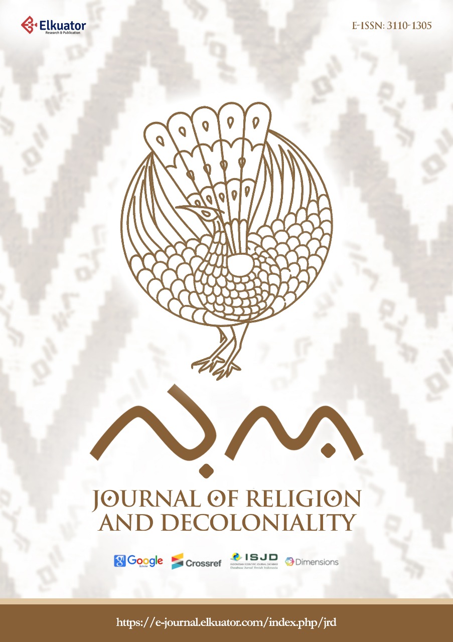 					View Vol. 2 No. 1 (2026): Journal of Religion and Decoloniality
				